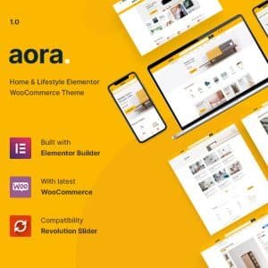 Aora – Home & Lifestyle Elementor WooCommerce Theme