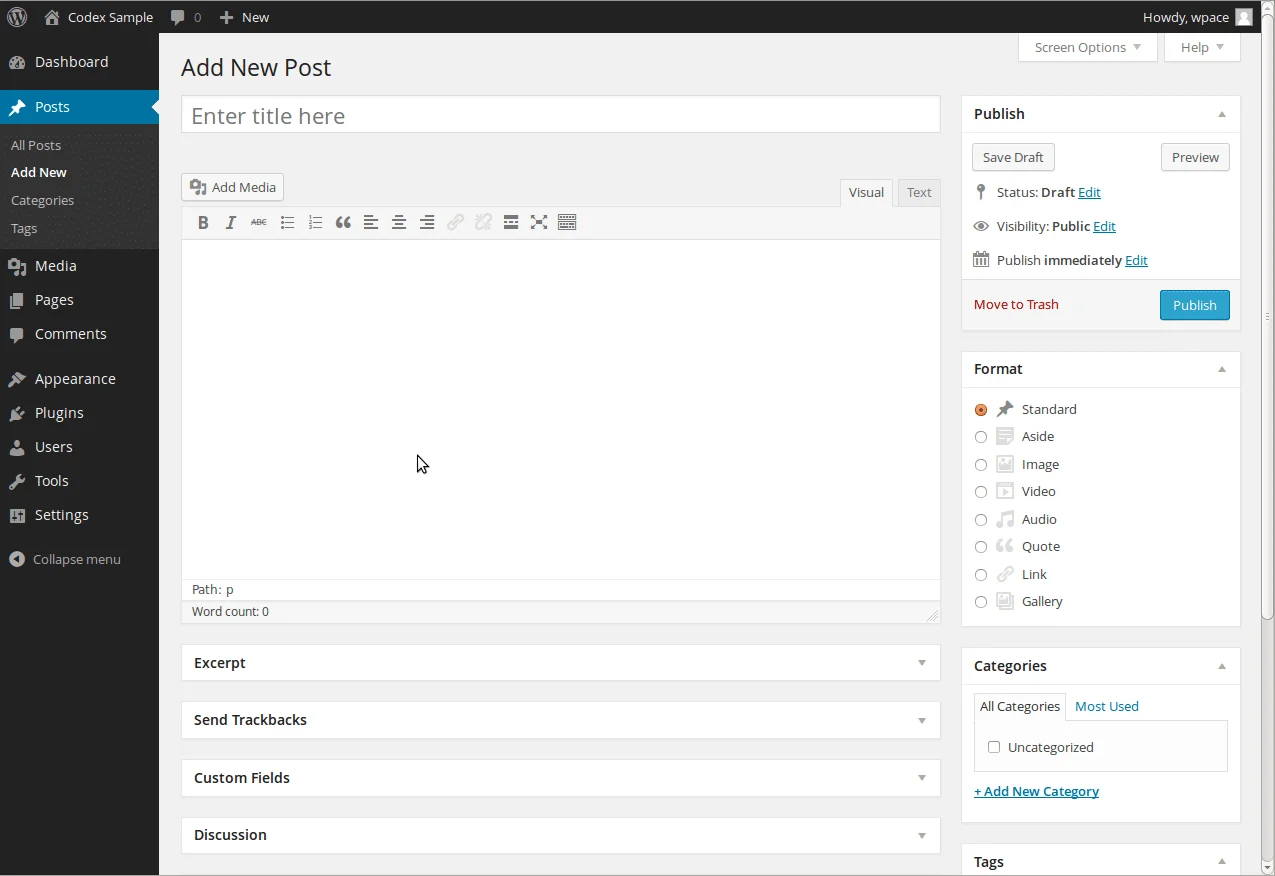 WordPress Blog Writing Rules এর ধাপ